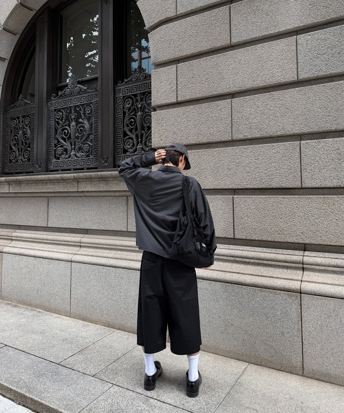 kutir(クティール)の「CROPPED ASSORT CHECK SHIRT/クロップド アソート チェック シャツ(シャツ/ブラウス・メンズ・ブラック/ブルー/ボルドー/グレー・MEDIUM/LARGE)」の20枚目の写真
