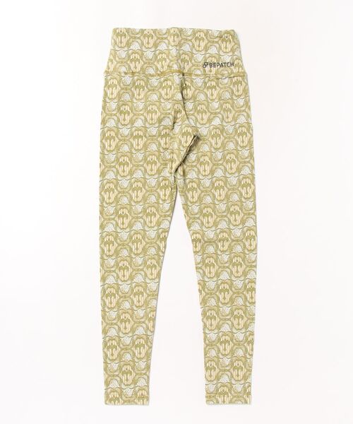 OLD BETTY'S（オールドベティーズ）の「BEPATCH ﾖｶﾞﾊﾟﾝﾂ (ﾊｲｳｴｽﾄ柄)（レギンス/スパッツ・レディース・ライトカーキ/カーキ/ブラウン・FREE）」の6枚目の写真