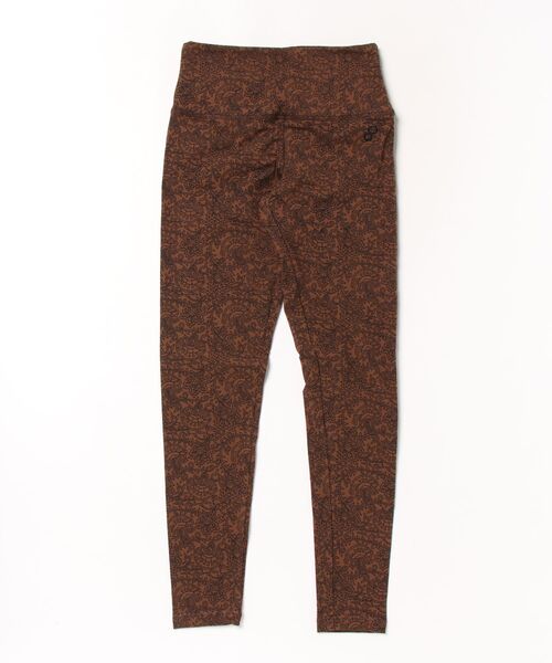 OLD BETTY'S（オールドベティーズ）の「BEPATCH ﾖｶﾞﾊﾟﾝﾂ (ﾊｲｳｴｽﾄ柄)（レギンス/スパッツ・レディース・ライトカーキ/カーキ/ブラウン・FREE）」の4枚目の写真