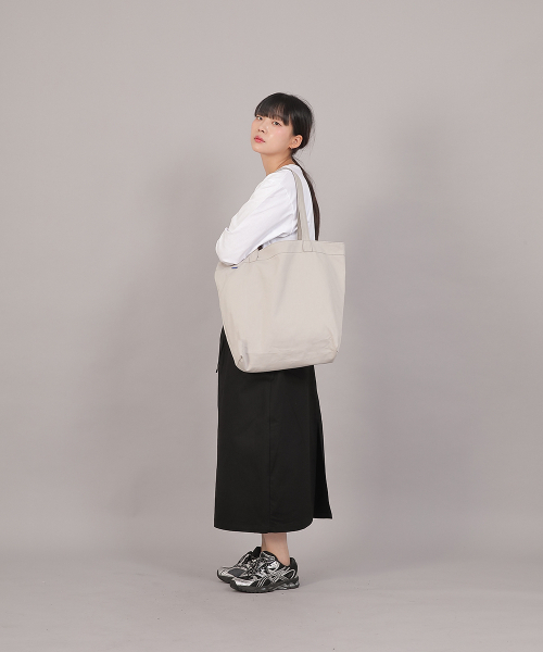 SAINTCREW(セントクルー)の「ポケットレスビッグサイズトラペーズエコバッグBPL-164オートミール(エコバッグ/サブバッグ・レディース・その他・フリー)」の5枚目の写真
