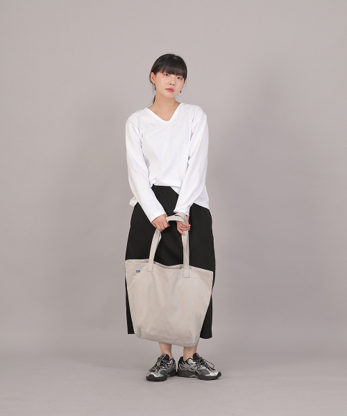 SAINTCREW(セントクルー)の「ポケットレスビッグサイズトラペーズエコバッグBPL-164オートミール(エコバッグ/サブバッグ・レディース・その他・フリー)」の7枚目の写真