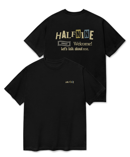 HALFNINE(ハーフナイン)の「レッツトーク 半袖Tシャツ F03BRD_HBX10961(Tシャツ/カットソー・メンズ・ホワイト/ブルー/ブラック/グレー系その他・XL/S/M/L)」の3枚目の写真