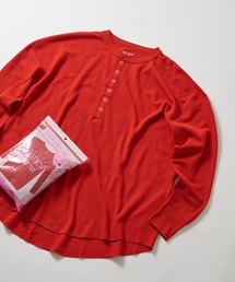 【Hanes】Thermal for HER ヘンリーネックTシャツ HW4-E102