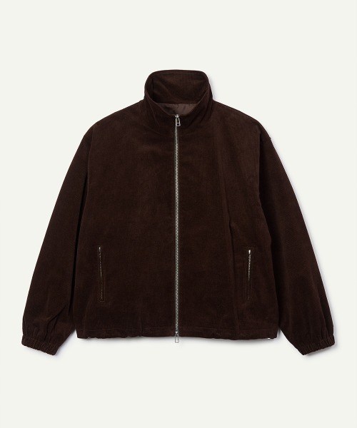 leinwande（ラインヴァンド）の「【leinwande】26AW新作 Short Zip Blouson / ショートジップブルゾン（ブルゾン・レディース・Navy/Beige/BROWN・ONE SIZE）」の3枚目の写真