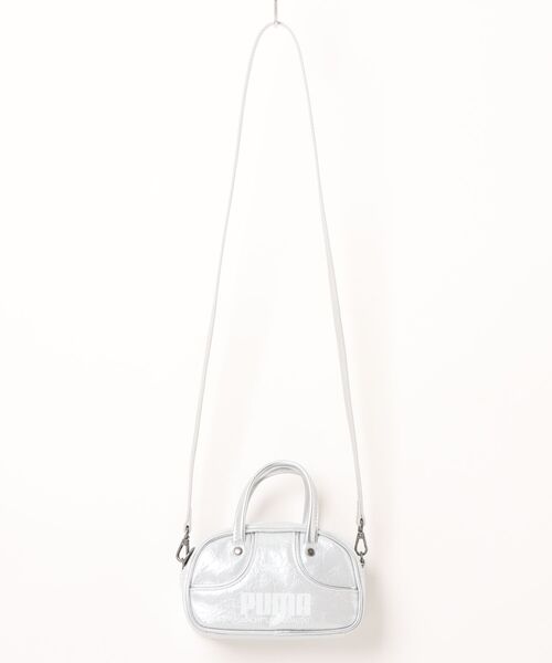 PUMA(プーマ)の「PUMA プーマ W 1976 LUSTRE MICRO GRIP BAG カジュアルバッグ 092862 01F.GRY/METAL(ボディバッグ/ウエストポーチ・レディース・グレー・FREE)」の1枚目の写真