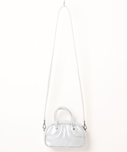PUMA(プーマ)の「PUMA プーマ W 1976 LUSTRE MICRO GRIP BAG カジュアルバッグ 092862 01F.GRY/METAL(ボディバッグ/ウエストポーチ・レディース・グレー・FREE)」の2枚目の写真