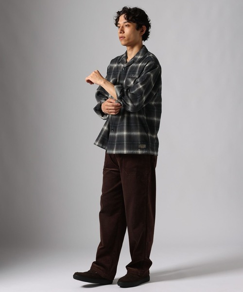 BAYFLOW(ベイフロー)の「【PENDLETON(ペンドルトン)】別注オープンカラーシャツ(シャツ/ブラウス・メンズ・ブラック/キャメル・LARGE/MEDIUM)」の21枚目の写真