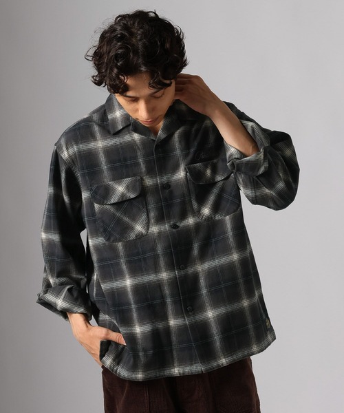 BAYFLOW(ベイフロー)の「【PENDLETON(ペンドルトン)】別注オープンカラーシャツ(シャツ/ブラウス・メンズ・ブラック/キャメル・LARGE/MEDIUM)」の22枚目の写真