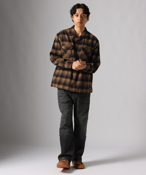BAYFLOW(ベイフロー)の「【PENDLETON(ペンドルトン)】別注オープンカラーシャツ(シャツ/ブラウス・メンズ・ブラック/キャメル・LARGE/MEDIUM)」の15枚目の写真