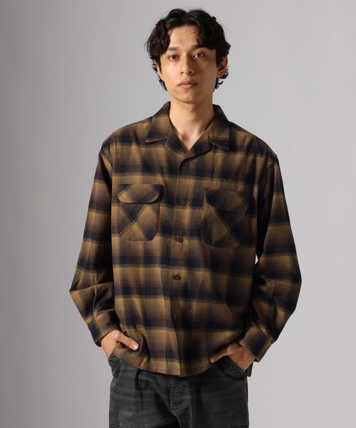 BAYFLOW(ベイフロー)の「【PENDLETON(ペンドルトン)】別注オープンカラーシャツ(シャツ/ブラウス・メンズ・ブラック/キャメル・LARGE/MEDIUM)」の17枚目の写真
