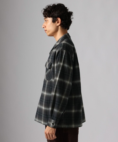 BAYFLOW(ベイフロー)の「【PENDLETON(ペンドルトン)】別注オープンカラーシャツ(シャツ/ブラウス・メンズ・ブラック/キャメル・LARGE/MEDIUM)」の13枚目の写真