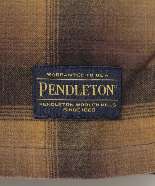 BAYFLOW(ベイフロー)の「【PENDLETON(ペンドルトン)】別注オープンカラーシャツ(シャツ/ブラウス・メンズ・ブラック/キャメル・LARGE/MEDIUM)」の3枚目の写真