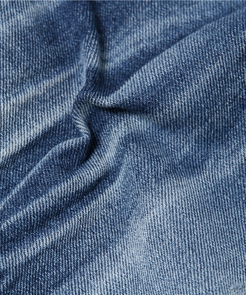 GUILD PRIME（ギルドプライム）の「【GUILD PRIME】WOMENS ダメージデニム（デニムパンツ・レディース・インディゴブルー・36/34）」の2枚目の写真