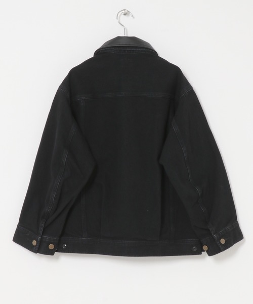 URBAN RESEARCH ROSSO WOMEN（アーバンリサーチ　ロッソ）の「『別注』Lee×ROSSO　2WAY COLLAR JACKET（デニムジャケット・レディース・ブラック系その他/ワンウォッシュ・FREE）」の5枚目の写真