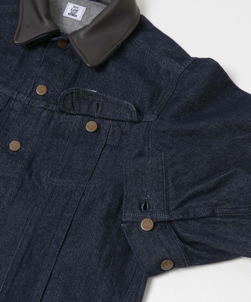 URBAN RESEARCH ROSSO WOMEN（アーバンリサーチ　ロッソ）の「『別注』Lee×ROSSO　2WAY COLLAR JACKET（デニムジャケット・レディース・ブラック系その他/ワンウォッシュ・FREE）」の9枚目の写真