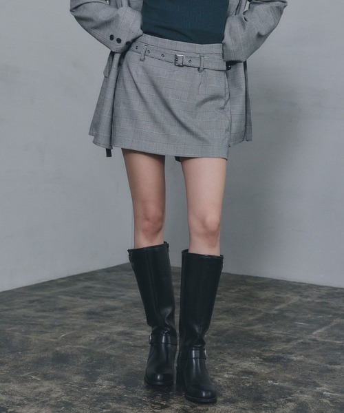 PAGEBOY(ページボーイ)の「クラシックショートパンツ【セットアップ対応】(その他パンツ・レディース・ブラック/チェック・FREE)」の2枚目の写真