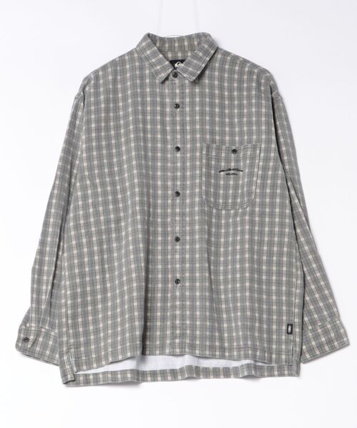 Quiksilver(クイックシルバー)の「QUIKSILVER/クイックシルバー CHECK CHINO SHIRTS シャツ QSH264607M(シャツ/ブラウス・メンズ・ブルー/グリーン・L/M)」の1枚目の写真