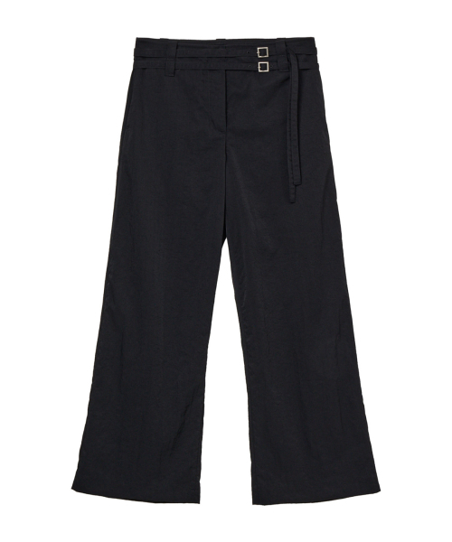 DEINET(ダイニット)の「BUCKLE SLACKS IN BLACK(スラックス・レディース・その他・SMALL/MEDIUM)」の1枚目の写真