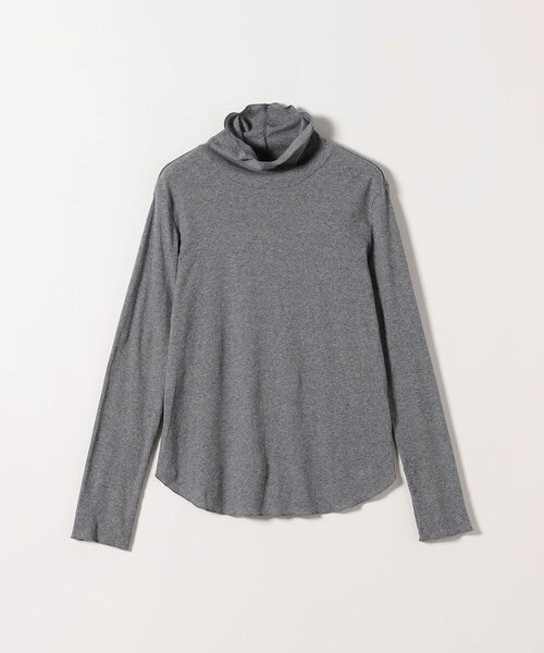 SHIPS any（シップス エニィ）の「〈手洗い可能〉コットン ハイネック プルオーバー（Tシャツ/カットソー・レディース・オフホワイト/ブラック/チャコールグレー・ONE SIZE）」の11枚目の写真
