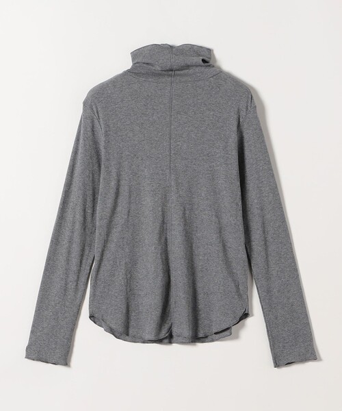 SHIPS any（シップス エニィ）の「〈手洗い可能〉コットン ハイネック プルオーバー（Tシャツ/カットソー・レディース・オフホワイト/ブラック/チャコールグレー・ONE SIZE）」の14枚目の写真