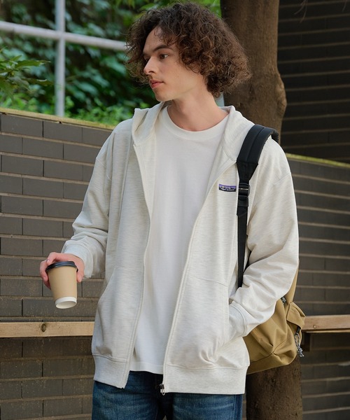 ragged mountain(ラギットマウンテン)の「【RAGGED MOUNTAIN/ラギットマウンテン】 【冷房対策に】MADISON/マディソン ミニ裏毛 フルジップパーカー 薄手・柔らか 羽織り 旅行・冷房対策 ラギットマウンテン(パーカー・メンズ・チャコールグレー/ブラック/アイボリー/杢グレー・LARGE/X-LARGE/MEDIUM)」の17枚目の写真