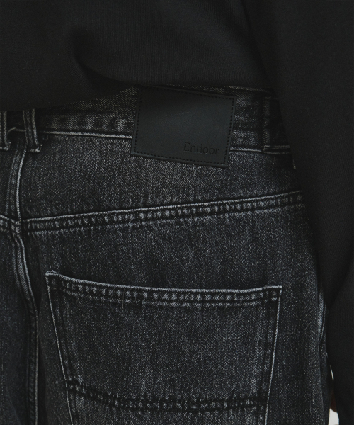 ENDOOR（エンドア）の「ダメージリペアデニムパンツ（ブラック）（デニムパンツ・レディース・ブラック・LARGE/MEDIUM/X-LARGE）」の11枚目の写真