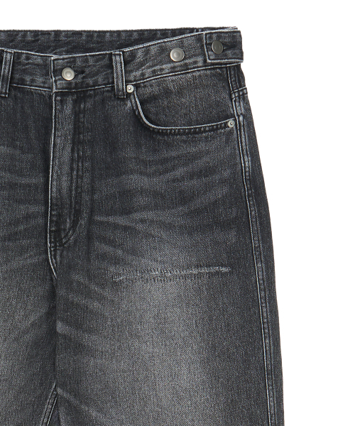 ENDOOR（エンドア）の「ダメージリペアデニムパンツ（ブラック）（デニムパンツ・レディース・ブラック・LARGE/MEDIUM/X-LARGE）」の18枚目の写真