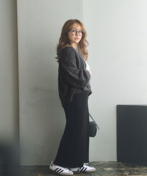 COHINA(コヒナ)の「コットンテレコIラインスカート 【低身長・小柄女性】(スカート・レディース・ブラック/グレイッシュベージュ・REGULAR/SHORT)」の10枚目の写真