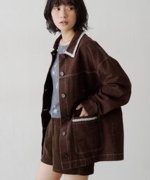 レーステープシャツジャケット