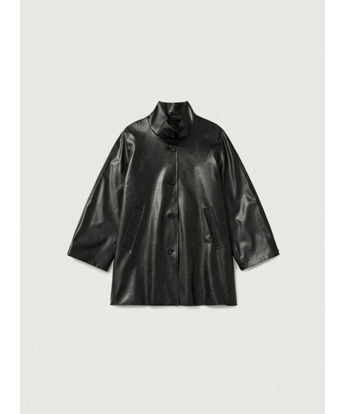 The Barnnet(ザバーネット)の「Arlen Alter レザーハーフコート ブラック(ライダースジャケット・レディース・その他・SMALL/MEDIUM)」の1枚目の写真