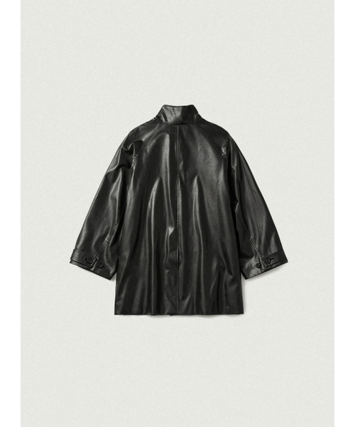 The Barnnet(ザバーネット)の「Arlen Alter レザーハーフコート ブラック(ライダースジャケット・レディース・その他・SMALL/MEDIUM)」の2枚目の写真