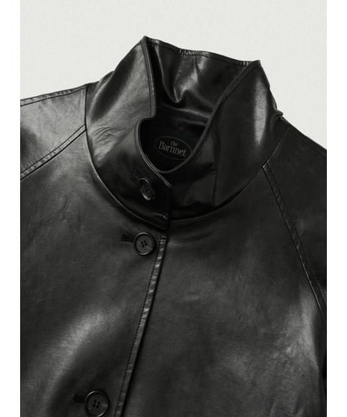 The Barnnet(ザバーネット)の「Arlen Alter レザーハーフコート ブラック(ライダースジャケット・レディース・その他・SMALL/MEDIUM)」の3枚目の写真