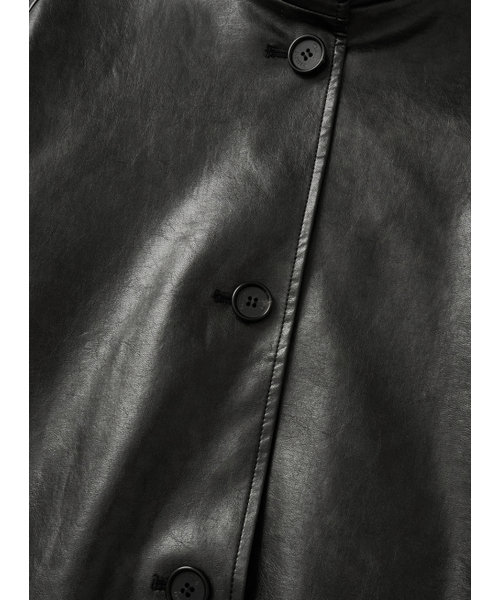 The Barnnet(ザバーネット)の「Arlen Alter レザーハーフコート ブラック(ライダースジャケット・レディース・その他・SMALL/MEDIUM)」の4枚目の写真