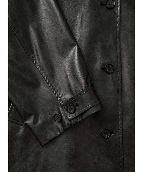 The Barnnet(ザバーネット)の「Arlen Alter レザーハーフコート ブラック(ライダースジャケット・レディース・その他・SMALL/MEDIUM)」の5枚目の写真