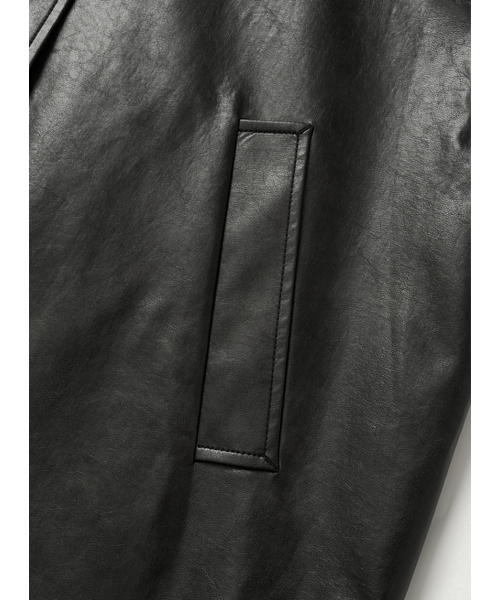 The Barnnet(ザバーネット)の「Arlen Alter レザーハーフコート ブラック(ライダースジャケット・レディース・その他・SMALL/MEDIUM)」の6枚目の写真