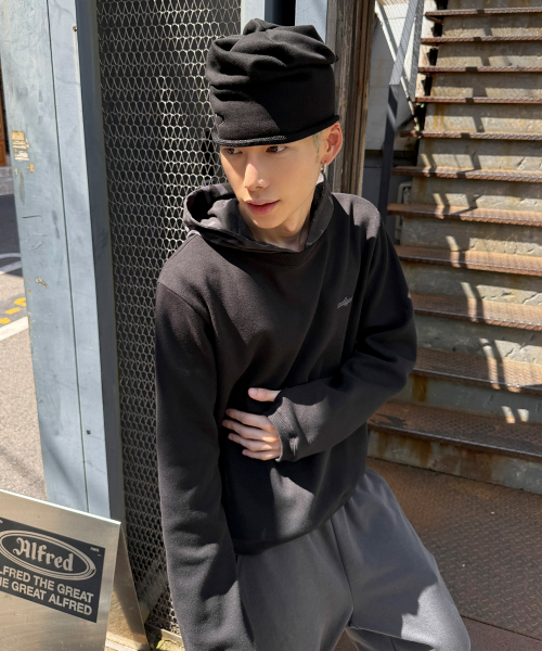 SCALLYWAG（スカリーワグ）の「フードレイヤードロングスリーブ[ブラック]（Tシャツ/カットソー・レディース・その他・MEDIUM/LARGE）」の2枚目の写真