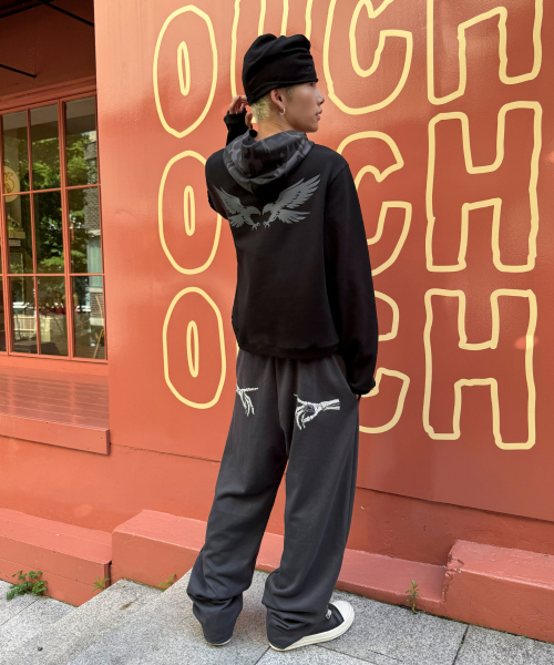 SCALLYWAG（スカリーワグ）の「フードレイヤードロングスリーブ[ブラック]（Tシャツ/カットソー・レディース・その他・MEDIUM/LARGE）」の3枚目の写真