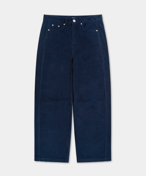 EXCONTAINER(エックスコンテナ)の「カーブドワイドコーデュロイパンツ (DEEP BLUE)(その他パンツ・メンズ・その他・SMALL/X-LARGE/LARGE/MEDIUM)」の2枚目の写真