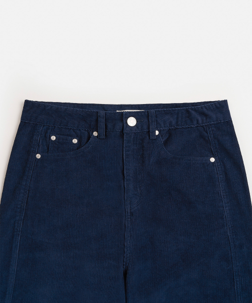 EXCONTAINER(エックスコンテナ)の「カーブドワイドコーデュロイパンツ (DEEP BLUE)(その他パンツ・メンズ・その他・SMALL/X-LARGE/LARGE/MEDIUM)」の4枚目の写真