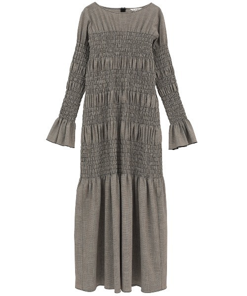 CLANE/クラネ/SHIRRING LONG ONEPIECE（ワンピース）｜CLANE（クラネ