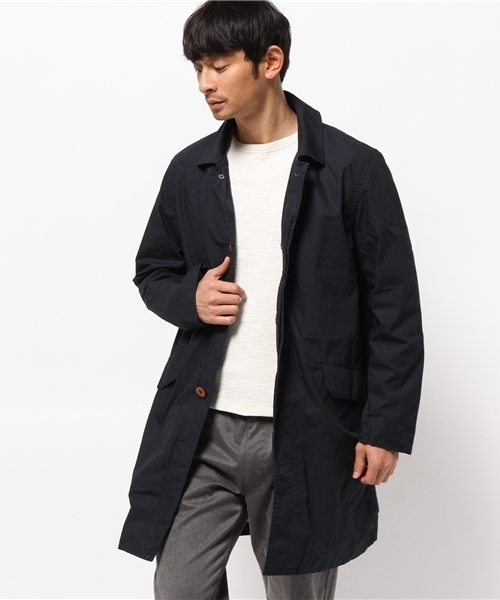 CIAOPANIC（チャオパニック）の「【Ciaopanic】　ポプリンワークコート（その他アウター・メンズ・ベージュ/ネイビー・LARGE/MEDIUM）」の2枚目の写真