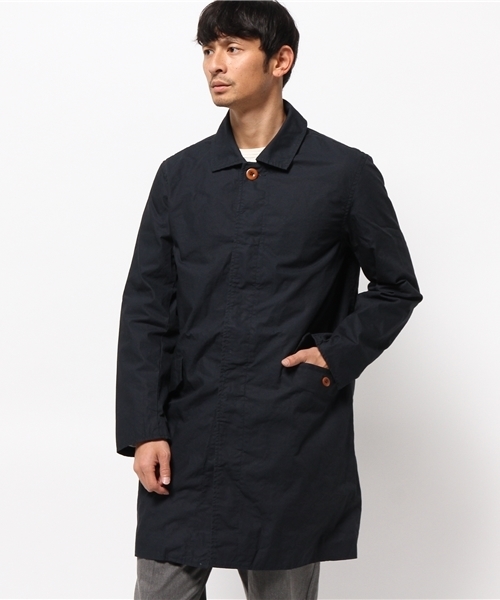 CIAOPANIC（チャオパニック）の「【Ciaopanic】　ポプリンワークコート（その他アウター・メンズ・ベージュ/ネイビー・LARGE/MEDIUM）」の3枚目の写真