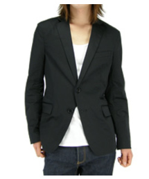 SHIPS JET BLUE | SATIN/STRETCH 2B JACKET(テーラードジャケット)