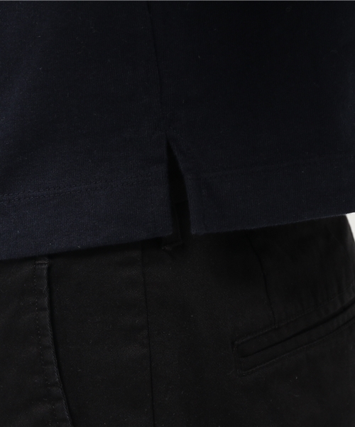 KICS DOCUMENT.(キクス ドキュメント)の「リブ衿 ヘビーコットン ポケットTシャツ(Tシャツ/カットソー・メンズ・Navy・3)」の7枚目の写真