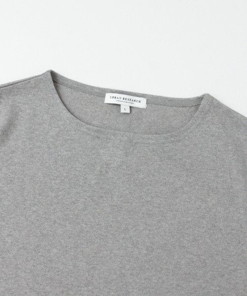 URBAN RESEARCH（アーバンリサーチ）の「UR バスクTEE（Tシャツ/カットソー・メンズ・グレー/ブラック/ホワイト/ホワイト系その他・LARGE/SMALL/MEDIUM）」の10枚目の写真