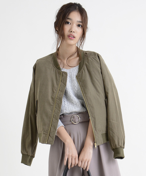 Amelier Majestic Legon アメリエルマジェスティックレゴン の 雑誌掲載 中綿入りブルゾン ブルゾン Wear