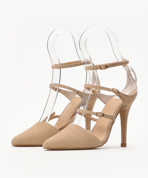 JILL STUART（ジルスチュアート）の「キラストラップヒール（パンプス・レディース・ブラック/ベージュ・23.0cm/23.5cm/24.0cm/24.5cm）」の2枚目の写真