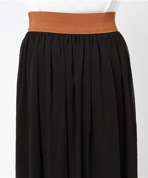 MOUSSY（マウジー）の「WESTERN BELT SKIRT（スカート・レディース・ベージュ/ブラック/オフホワイト・1/2）」の8枚目の写真