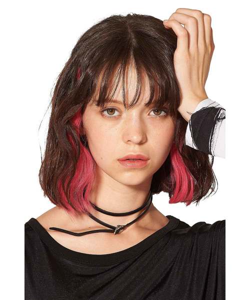 an meets zakka(アンミツザッカ)の「an meets zakka ダブルリング2重チョーカー(チョーカー・レディース・ブラック・ONE SIZE)」の8枚目の写真