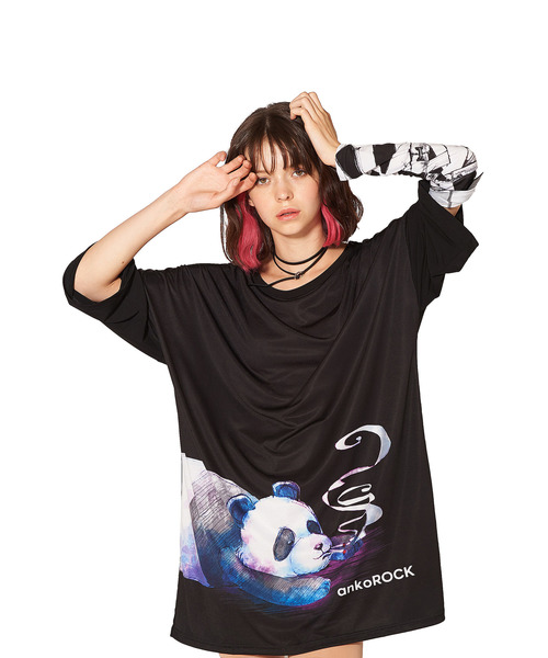 an meets zakka(アンミツザッカ)の「an meets zakka ダブルリング2重チョーカー(チョーカー・レディース・ブラック・ONE SIZE)」の7枚目の写真